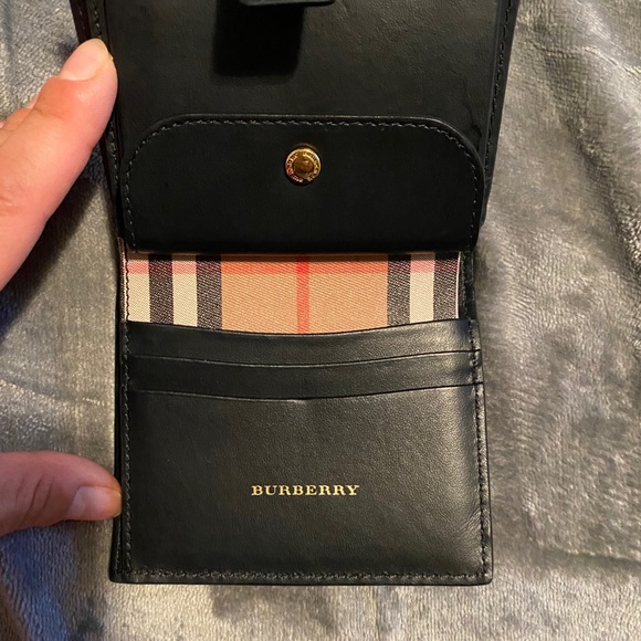 Burberry Small vintage check folding wallet - Picture 3 of 4